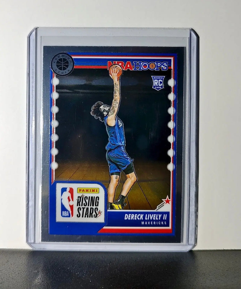 Dereck Lively II 2023-24 Panini Premium NBA Hoops Rising Stars #291 Rookie Card - Basketball Card Single