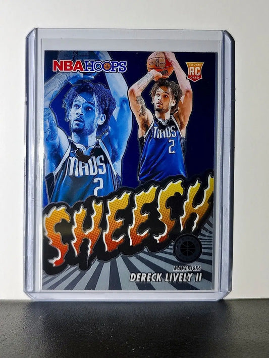 Dereck Lively II 2023-24 Panini Premium Stock NBA Hoops SHEESH #13 Rookie Card - Basketball Card Single