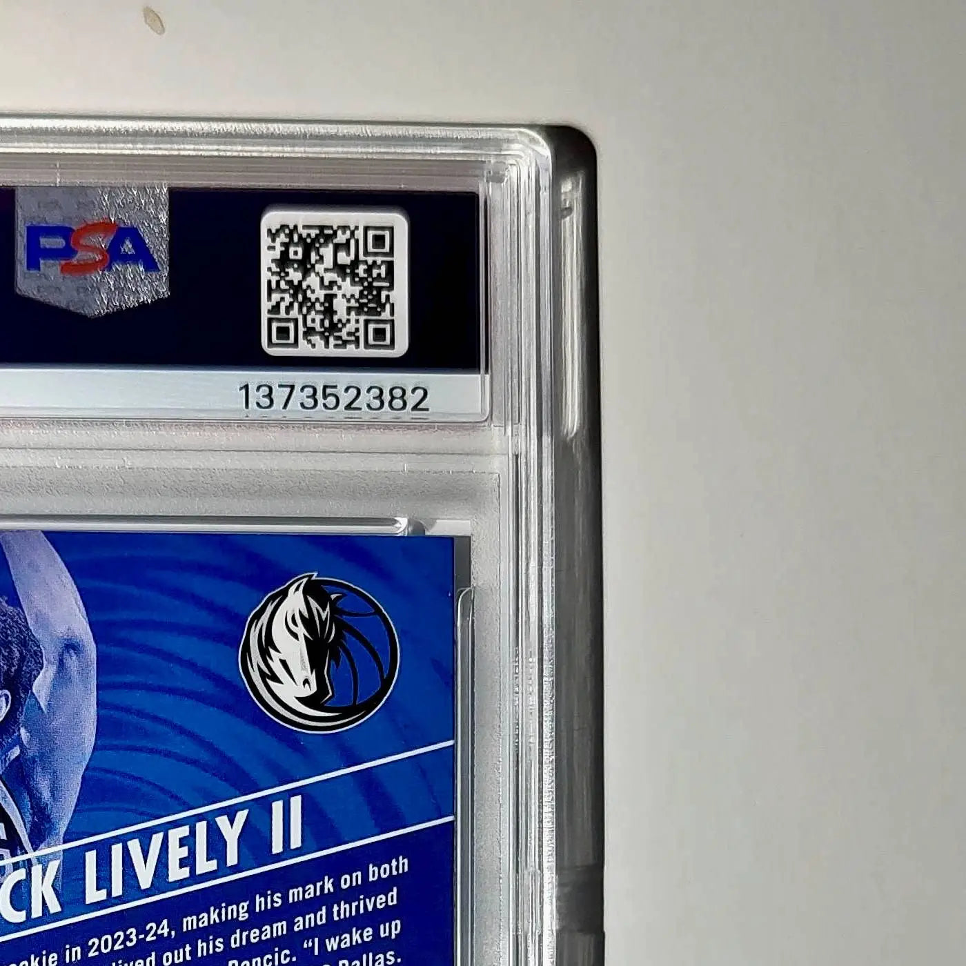 Dereck Lively II 2023 Panini Hoops Premium Sheesh #13 PSA 10 Gem Mint