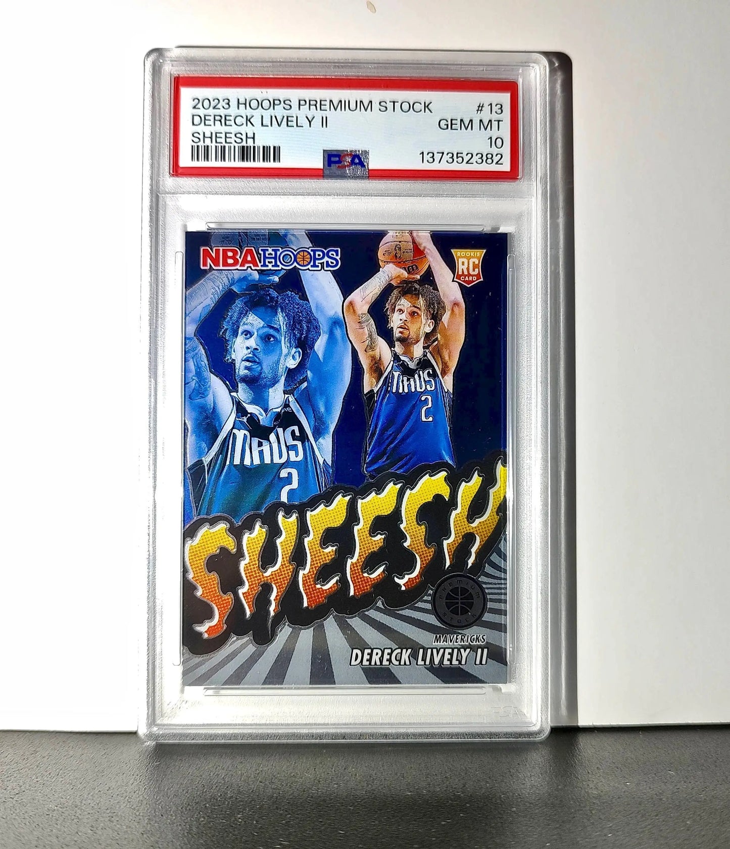 Dereck Lively II 2023 Panini Hoops Premium Sheesh #13 PSA 10 Gem Mint