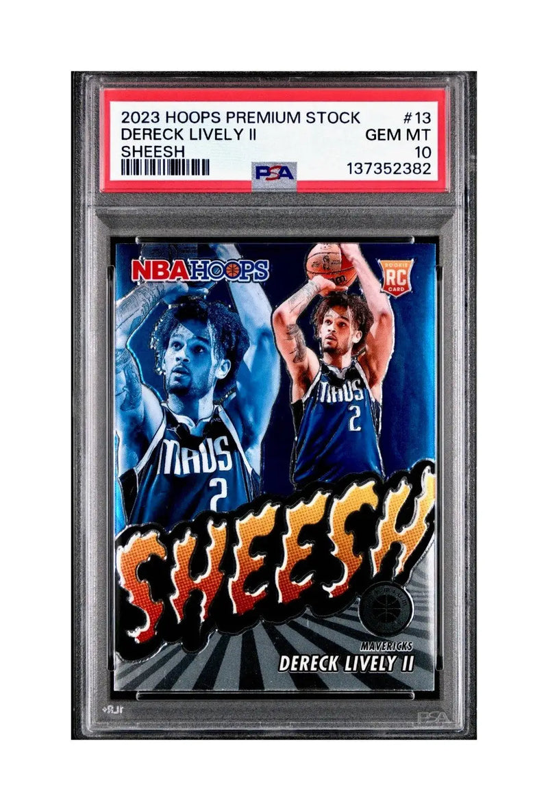 Dereck Lively II 2023 Panini Hoops Premium Sheesh #13 PSA 10 Gem Mint