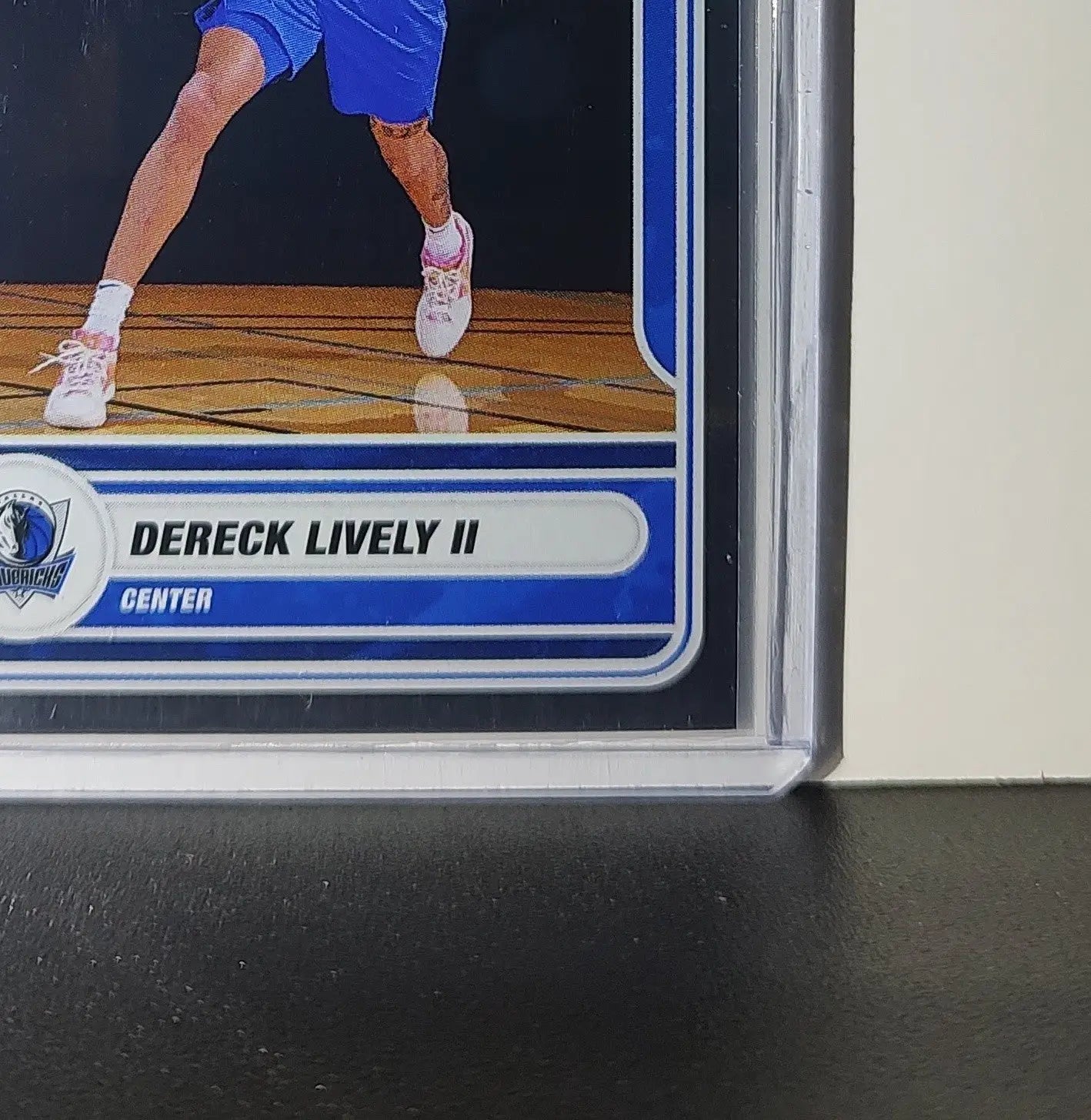 Dereck Lively II Rookie 2023-24 Panini NBA Sticker Foil Card 81 Dallas Mavericks