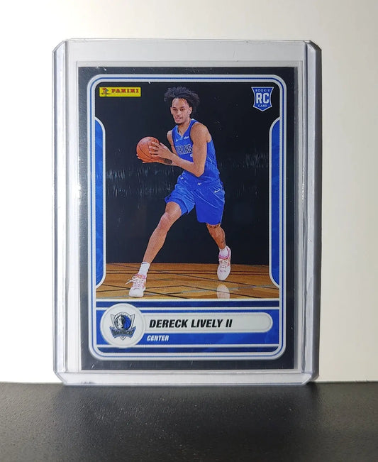 Dereck Lively II Rookie 2023-24 Panini NBA Sticker Foil Card 81 Dallas Mavericks - Basketball Card Single