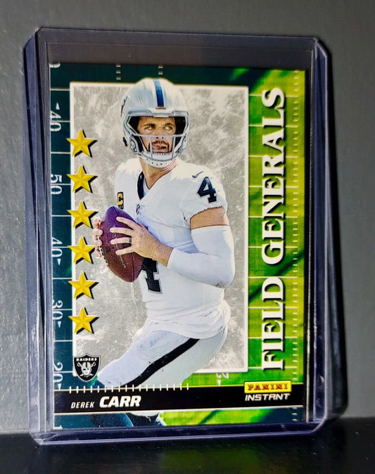 Derek Carr 2021 Panini NFL Instant Field Generals #17 Rookie Card 1 of 2088 - Football Card Single