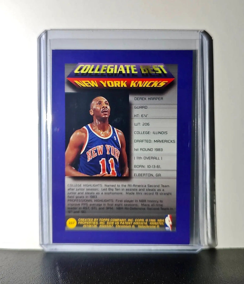 Derek Harper 1994-95 Topps Finest #257 Collegiate Best