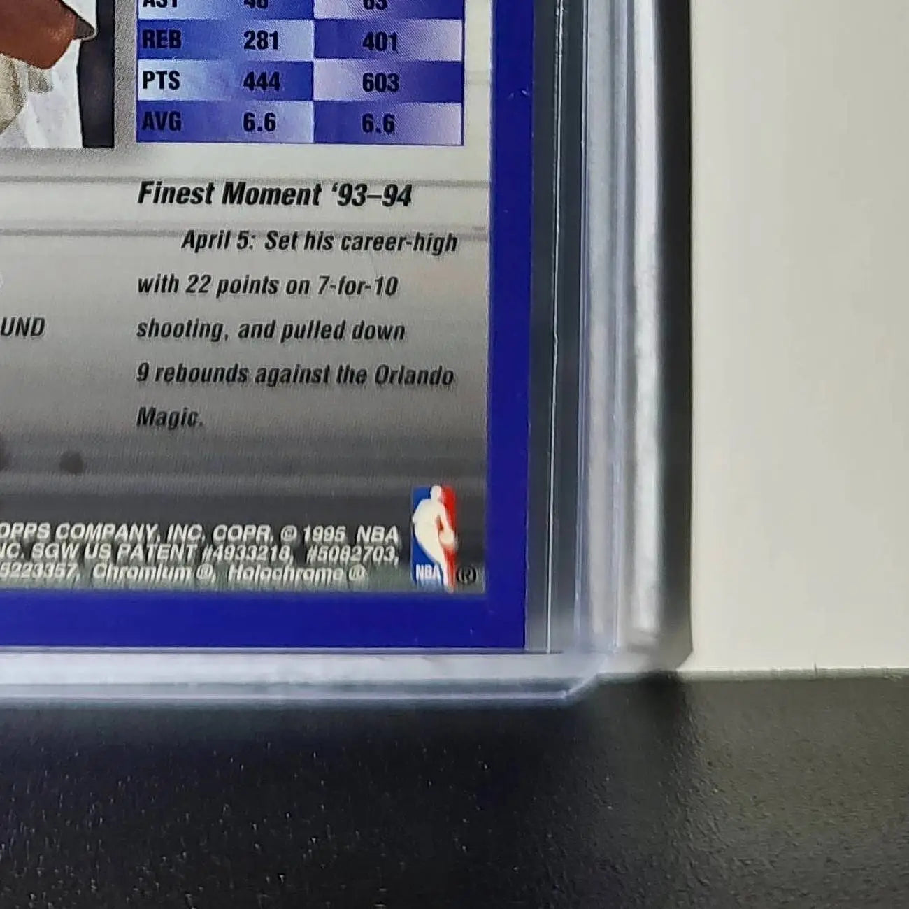 Derek Strong 1994-95 Topps Finest #319 Basketball Card