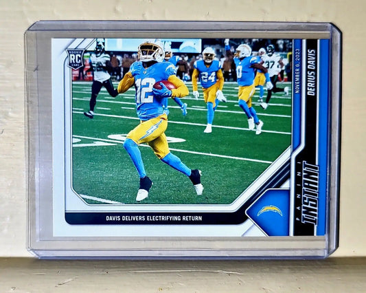 Derius Davis 2023 Panini NFL Rookie Football #40 Card 1 of 62 Chargers - Football Card Single