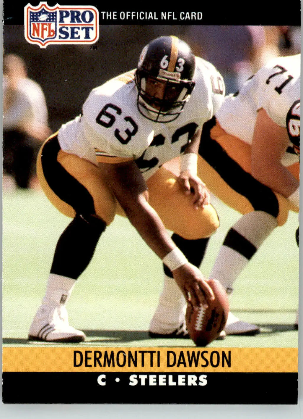 Dermontti Dawson - 1990 Pro Set - #621 - Football - Football Card Single