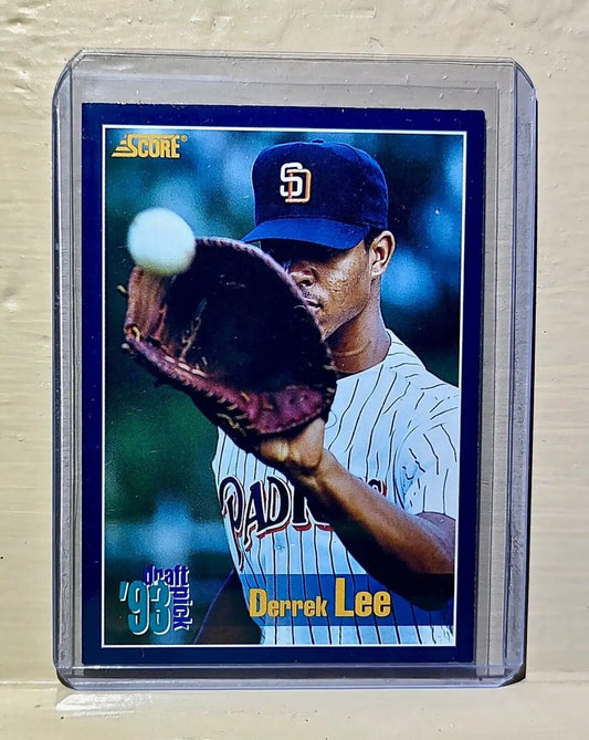 Derrek Lee 1993 Score Pinnacle MLB #585 Baseball Card San Diego Padres - Baseball Card Single