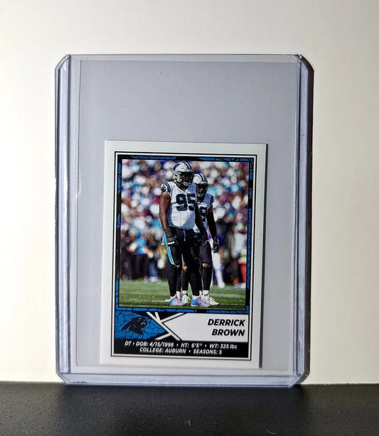 Derrick Brown 2024 Panini NFL Sticker #449 Carolina Panthers - Football Card Single