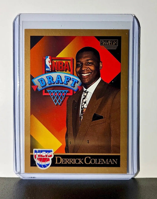 Derrick Coleman 1990 Skybox Draft NBA #362 Card New Jersey Nets - Basketball Card Single