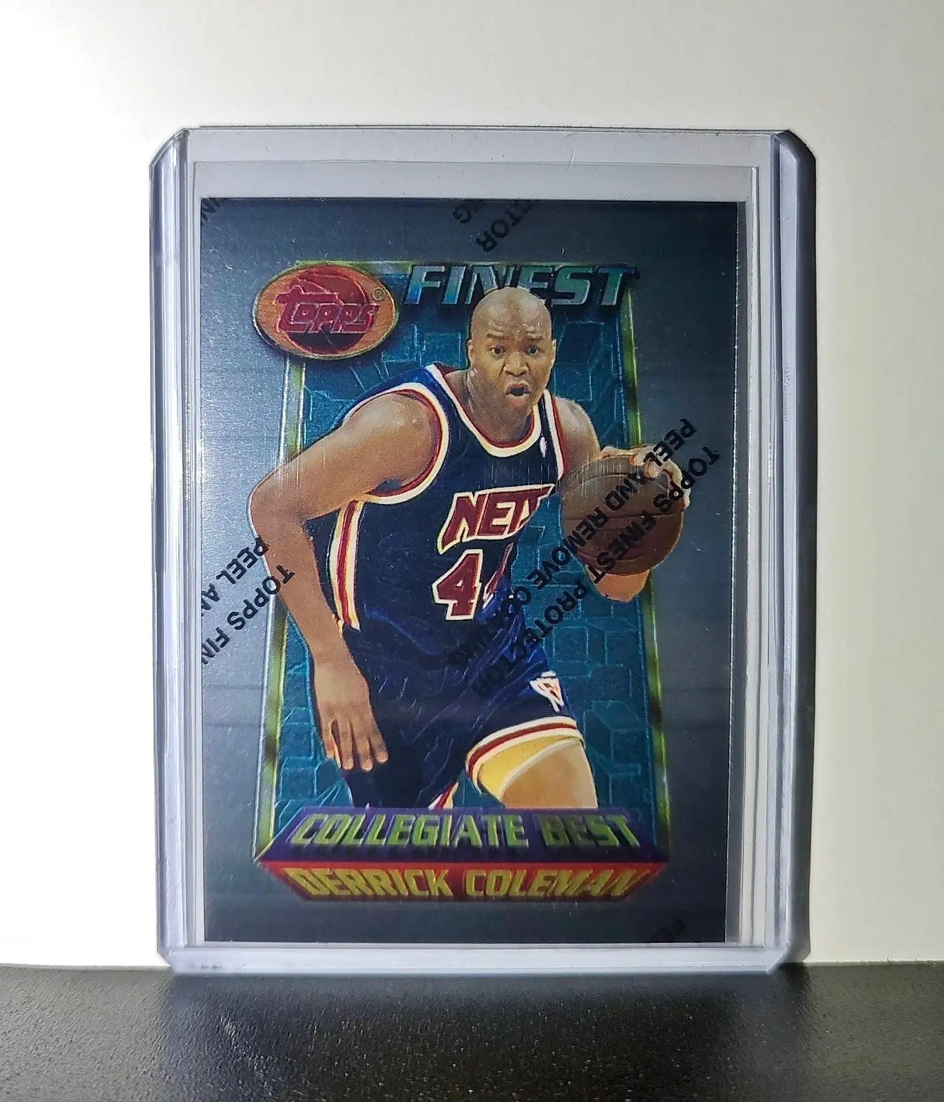 Derrick Coleman 1994-95 Topps Finest #228 Collegiate Best