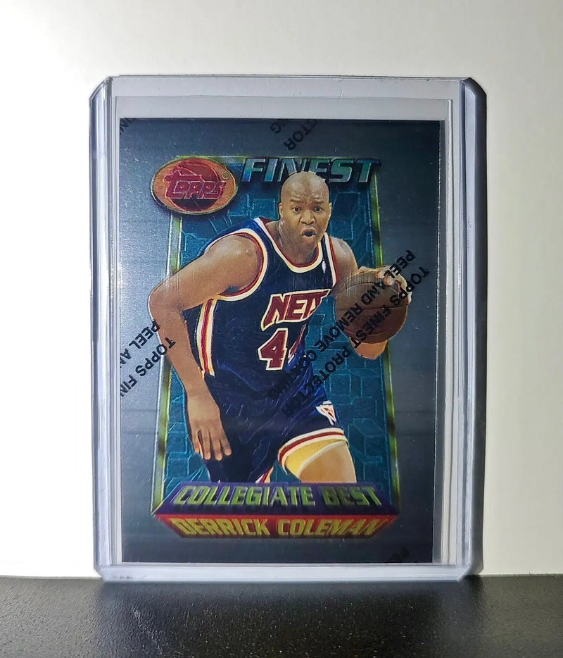 Derrick Coleman 1994-95 Topps Finest #228 Collegiate Best
