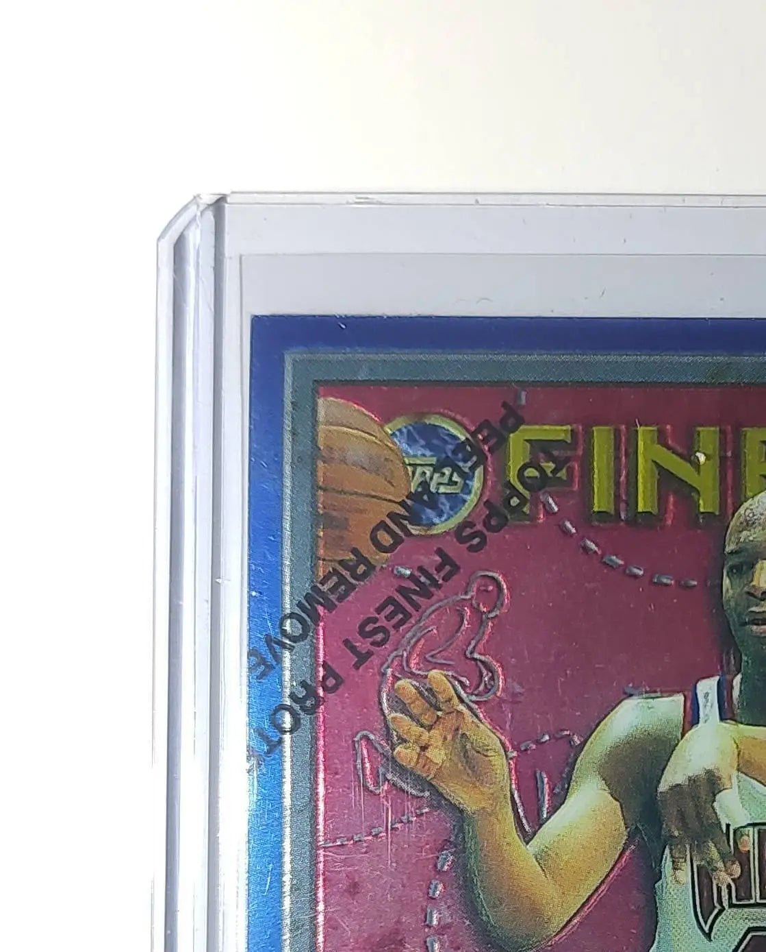 Derrick Coleman 1995-96 Topps Finest NBA #240 Card 76ers - Basketball Card Single