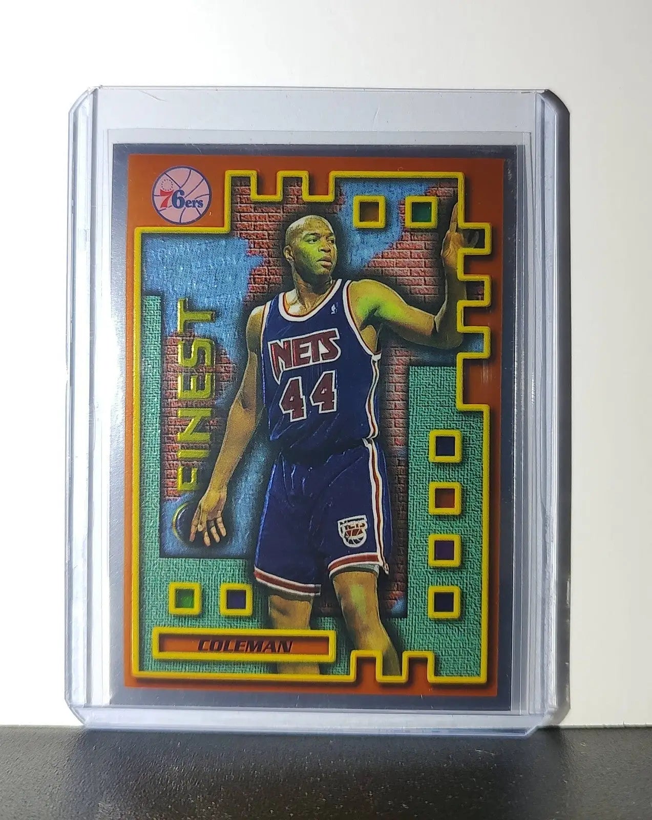 Derrick Coleman 1995-96 Topps Finest NBA #M30 Mysterly 76ers