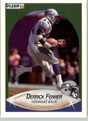 Derrick Fenner - 1990 Fleer Update - #U-83 - RC Football - Football Card Single