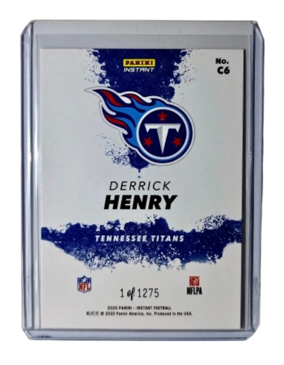 Derrick Henry 2020 Panini NFL Instant My City #6 Football Card 1 of 1275 - Football Card Single