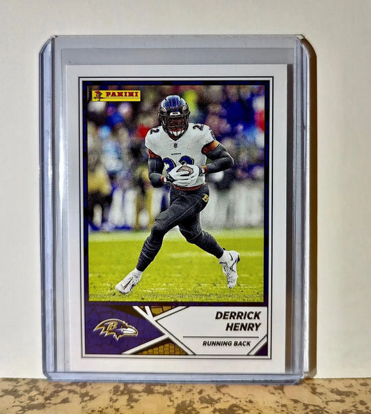 Derrick Henry 2024 Panini NFL #63 Sticker Card Baltimore Ravens - Football Card Single