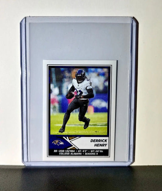 Derrick Henry 2024 Panini NFL Sticker #108 Baltimore Ravens