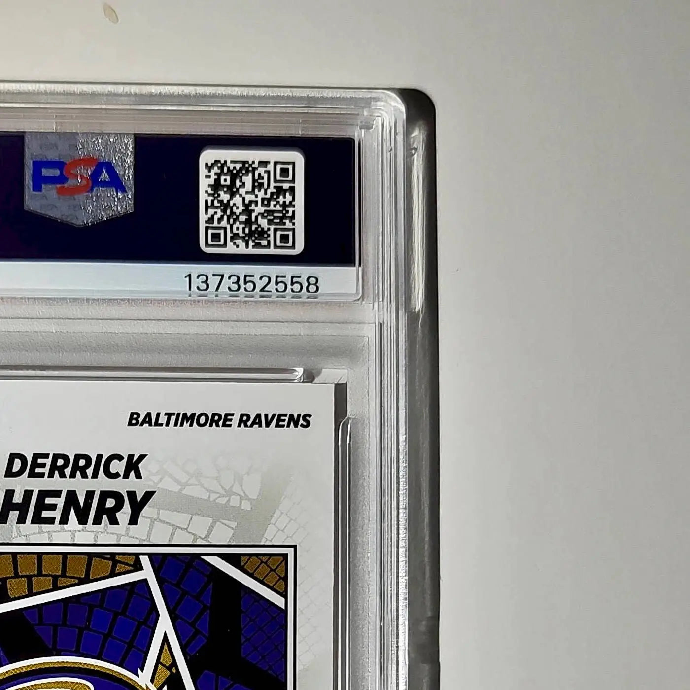 Derrick Henry 2024 Panini Sticker Collection 001/049 #63 Bronze Foil PSA 9 Mint