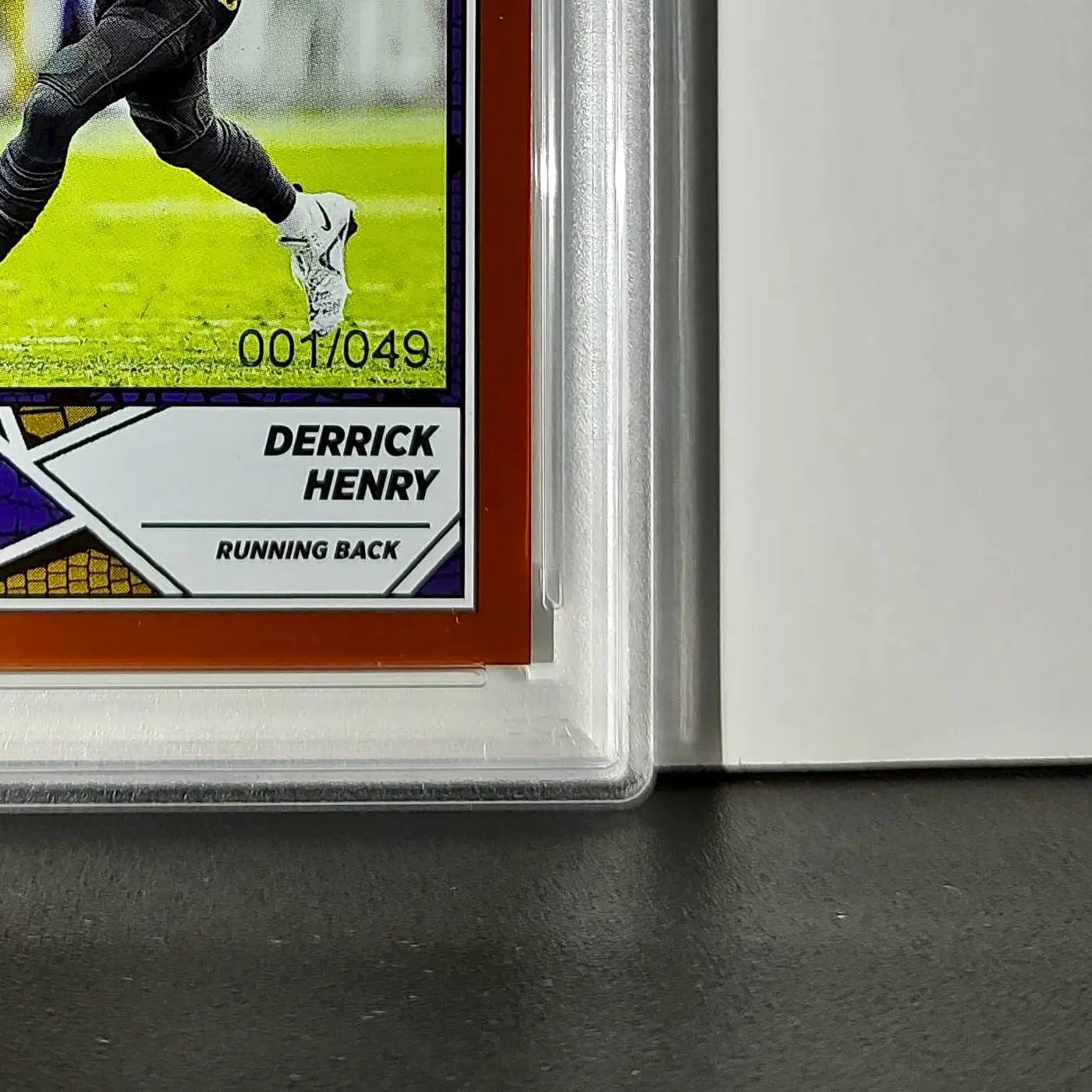 Derrick Henry 2024 Panini Sticker Collection 001/049 #63 Bronze Foil PSA 9 Mint