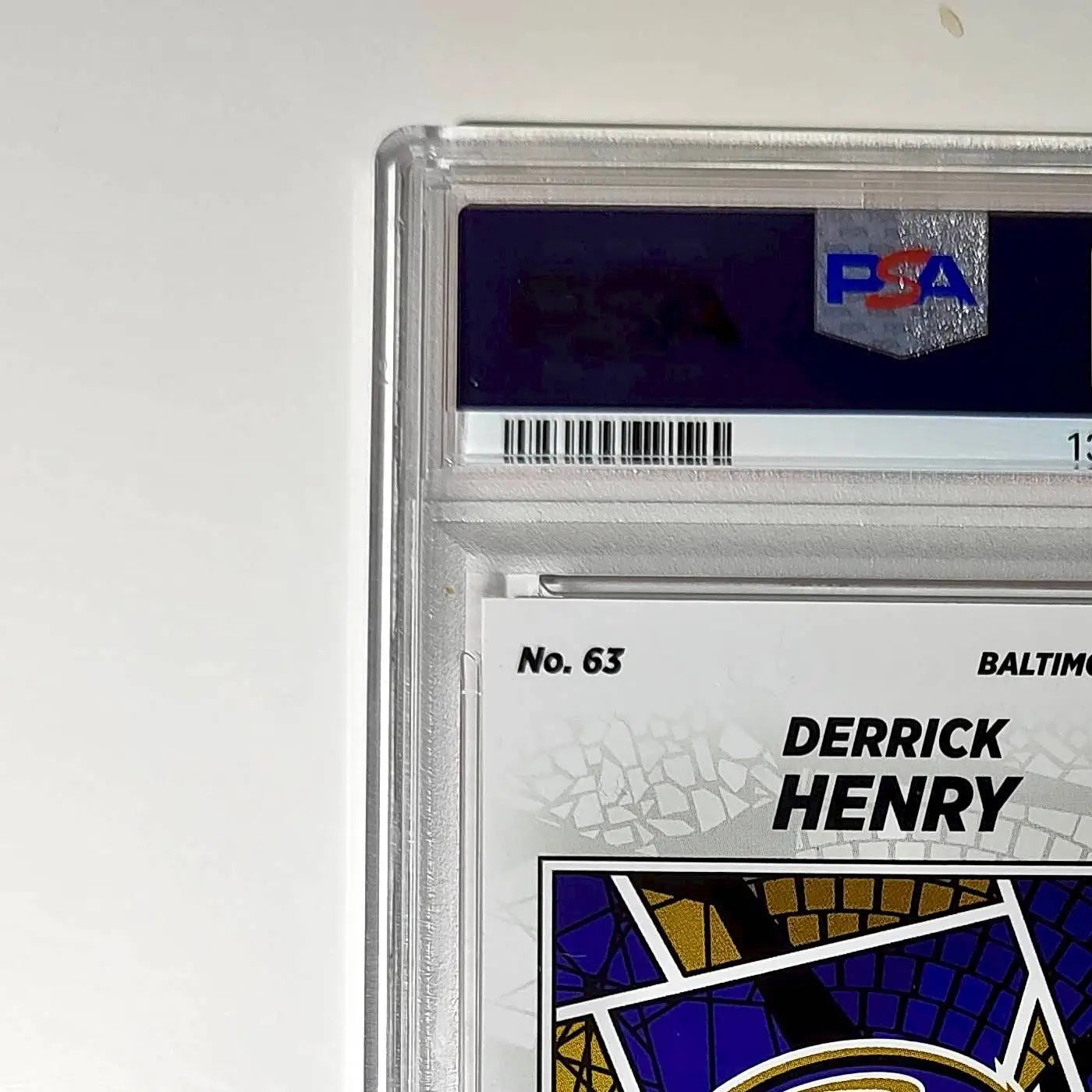 Derrick Henry 2024 Panini Sticker Collection 001/049 #63 Bronze Foil PSA 9 Mint