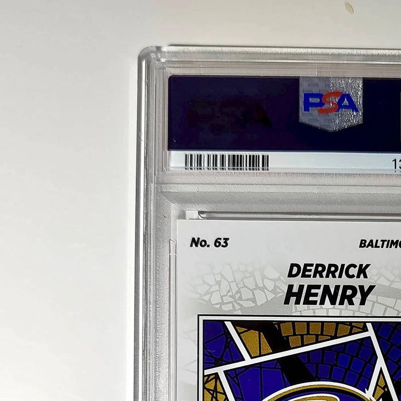 Derrick Henry 2024 Panini Sticker Collection 001/049 #63 Bronze Foil PSA 9 Mint