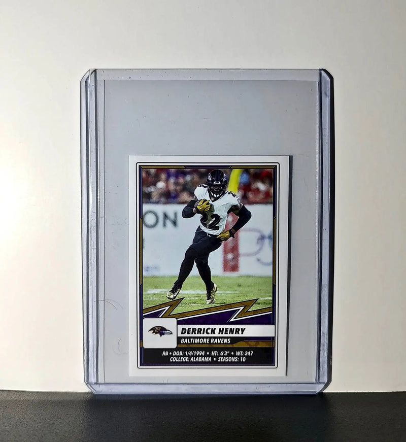 Derrick Henry 2025 Panini NFL #105 Sticker Baltimore Ravens