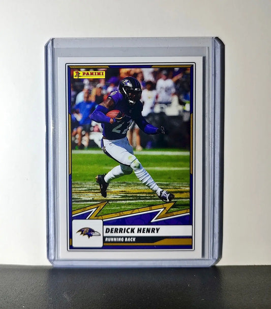 Derrick Henry 2025 Panini NFL #4 Sticker Card Baltimore Ravens - Football Card Single