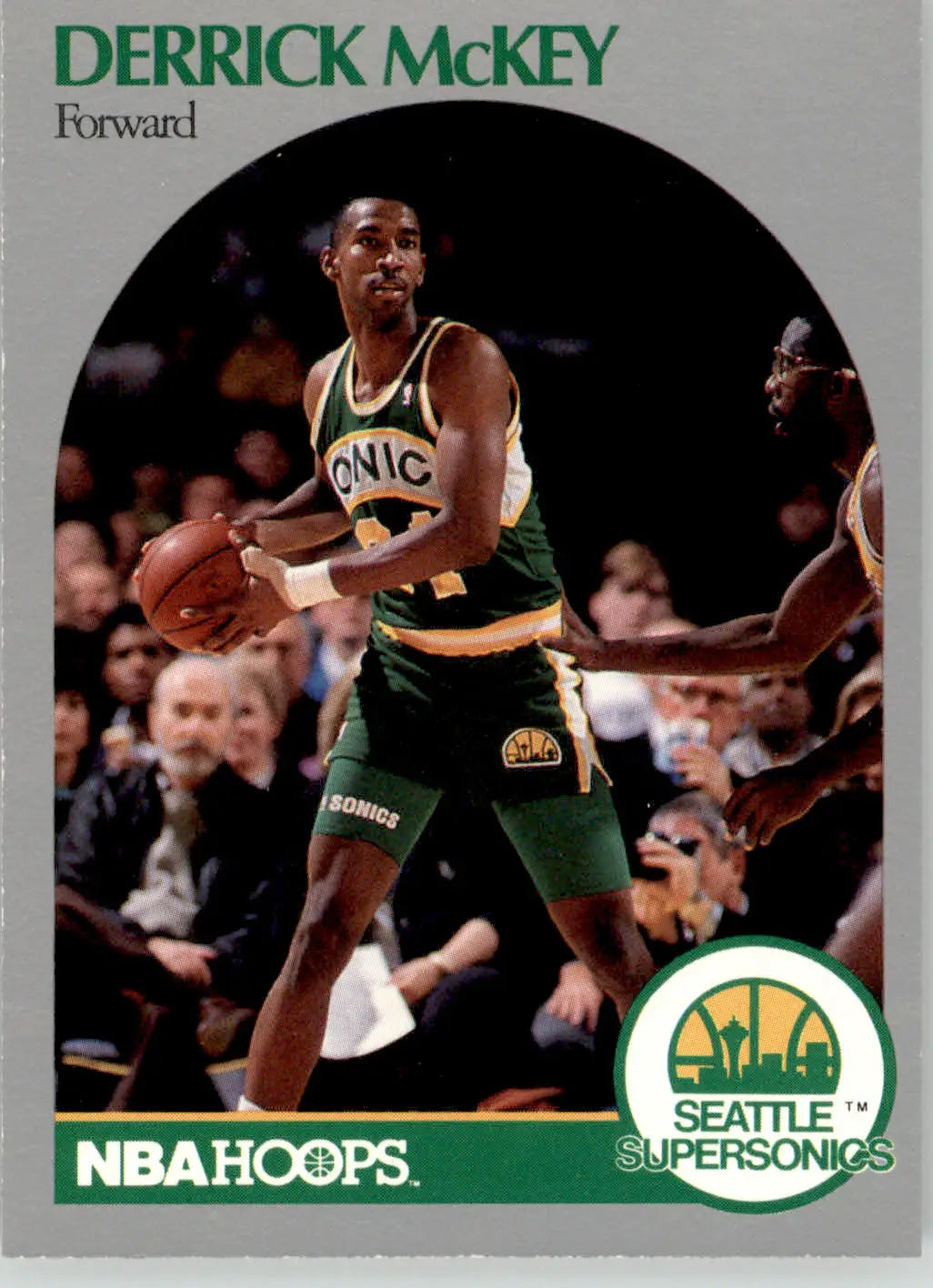 Derrick McKey - 1990-91 Hoops - #281 - Basketball - Basketball Card Single