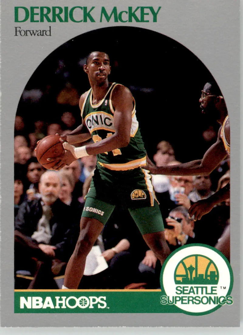 Derrick McKey - 1990-91 Hoops - #281 - Basketball - Basketball Card Single