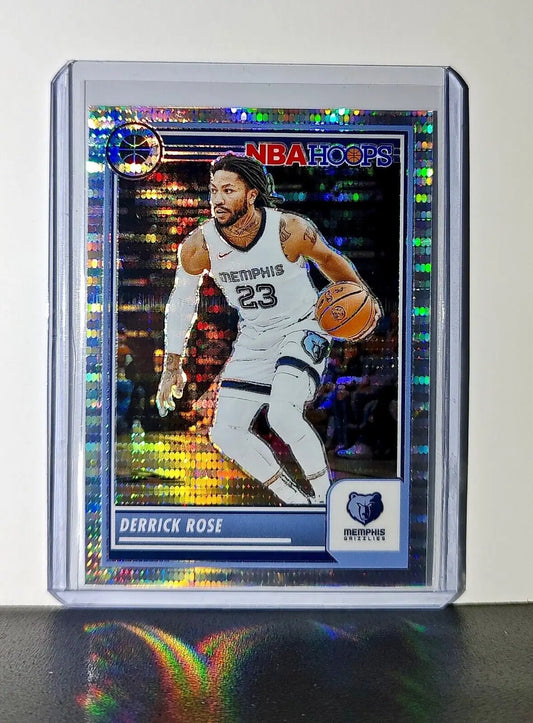 Derrick Rose 2023-24 Panini Premium NBA Hoops #72 Pulsar Prizm Grizzlies - Basketball Card Single