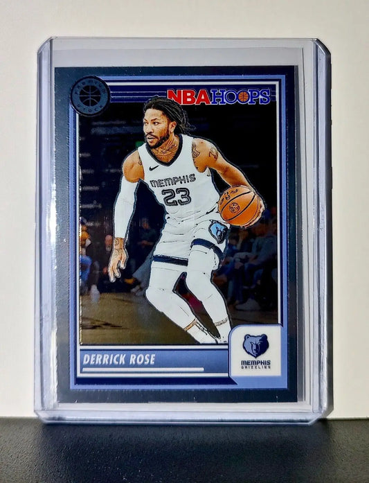 Derrick Rose 2023-24 Panini Premium Stock NBA Hoops #72 Card Memphis Grizzlies - Basketball Card Single