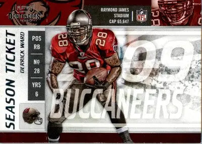Derrick Ward - 2009 Playoff Contenders - #93 - Football - Football Card Single