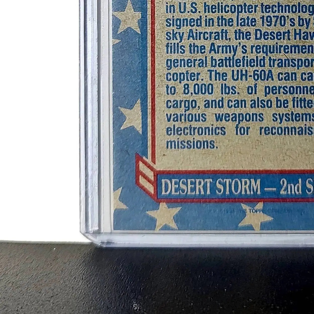 Desert Hawk 1991 Topps Desert Storm #127 Card - Non-Sports Card Single