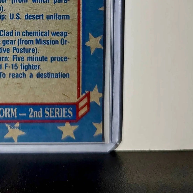 Desert Storm Slang 1991 Topps Desert Storm #145 Card