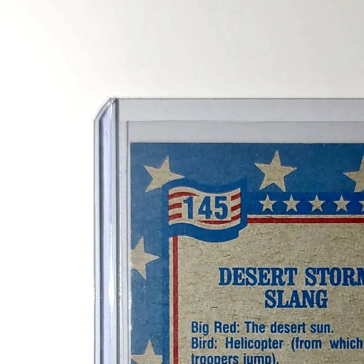 Desert Storm Slang 1991 Topps Desert Storm #145 Card - Non-Sports Card Single
