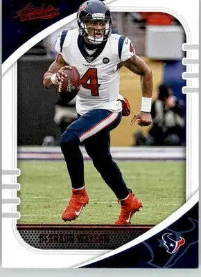 Deshaun Watson - 2020 Panini Absolute - #77 - Red Football - Football Card Single