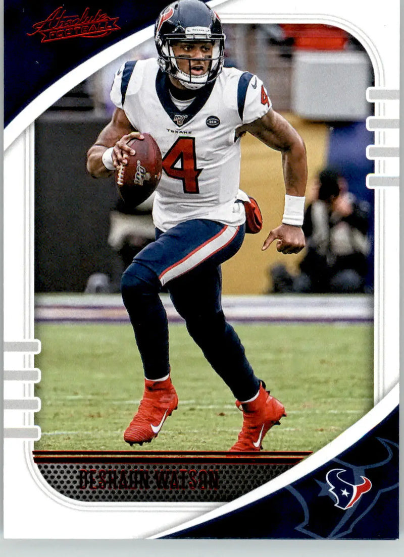 Deshaun Watson - 2020 Panini Absolute - #77 - Red Football - Football Card Single