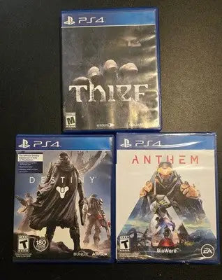 Destiny Thief Used - Anthem (NIB) - PS4 Game Lot - Activision BioWare SquareEnix - Video Game Lot