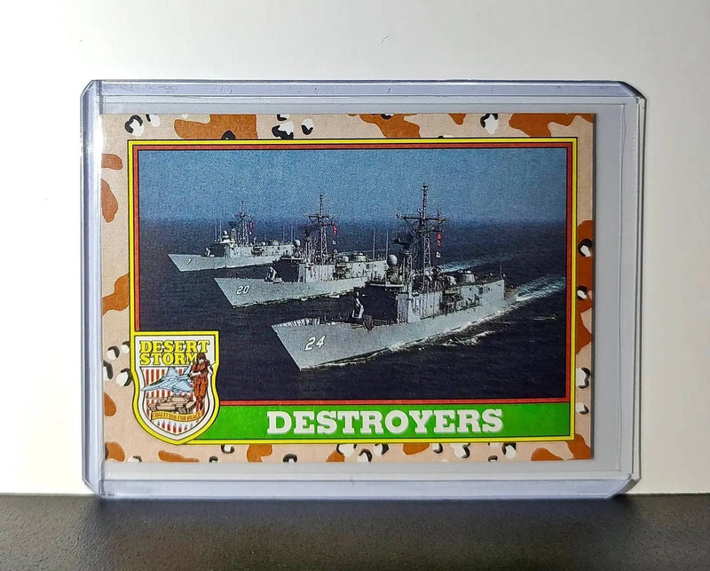 Destroyers 1991 Topps Desert Storm #58 Card