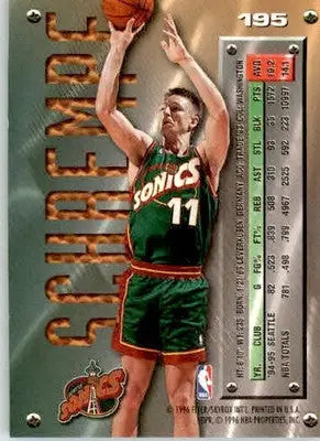 Detlef Schrempf - 1995-96 Metal - #195 - Basketball - Basketball Card Single