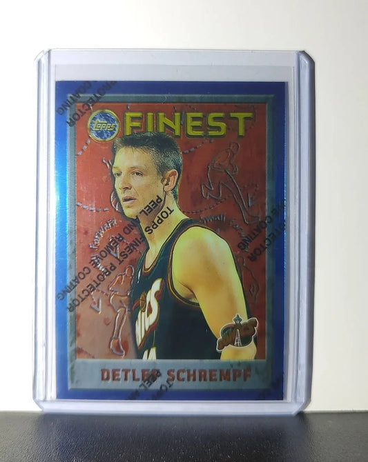 Detlef Schrempf 1995-96 Topps Finest NBA #239 Card SuperSonics - Basketball Card Single