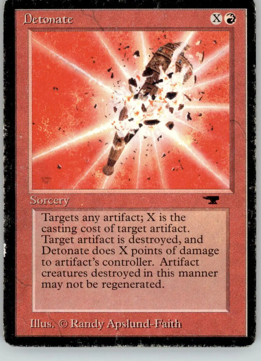 Detonate - Antiquities - HP Magic: The Gathering - Magic Card Single
