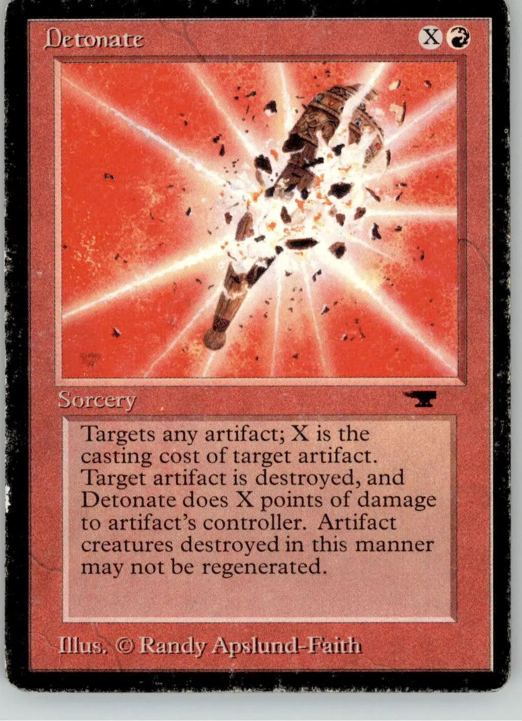Detonate - Antiquities - HP Magic: The Gathering - Magic Card Single