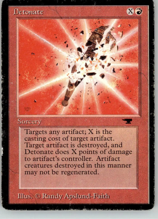 Detonate - Antiquities - HP Magic: The Gathering - Magic Card Single