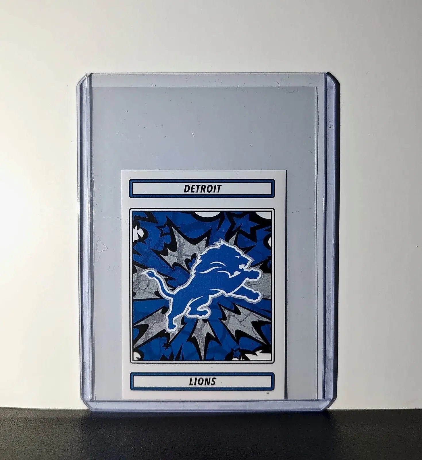 Detroit Lions Logo 2025 Panini NFL #390 Sticker - Sports Memorabilia