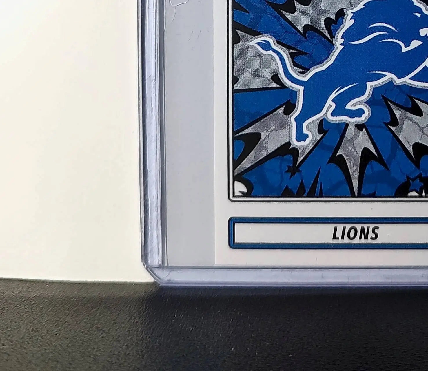 Detroit Lions Logo 2025 Panini NFL #390 Sticker - Sports Memorabilia