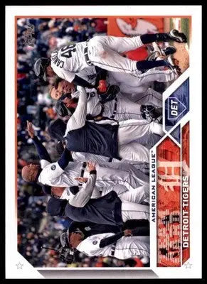 Detroit Tigers 2023 Topps #555 Detroit Tigers - Baseball Card Single
