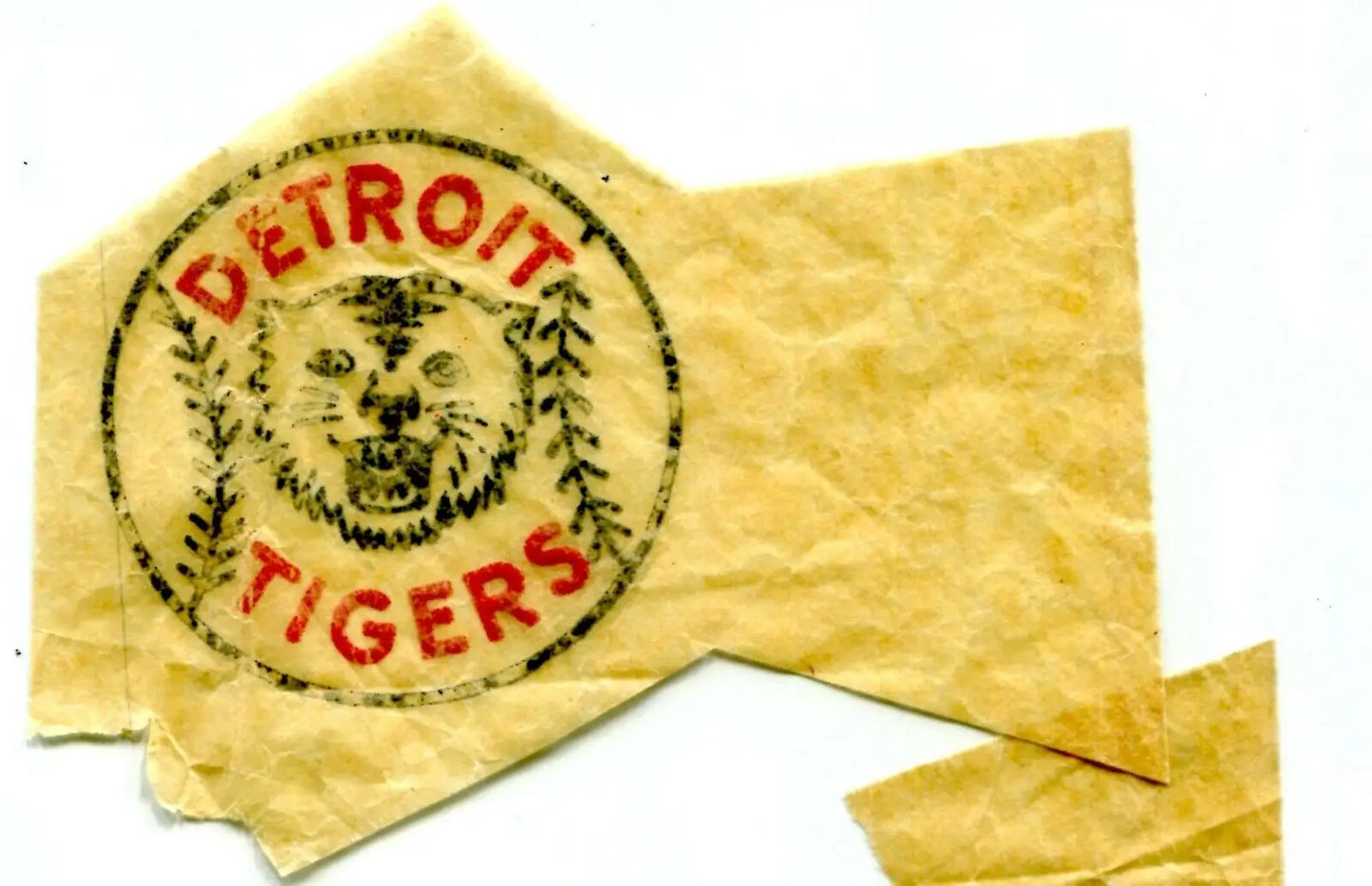 Vintage Detroit Tigers pennant from Allison MFG Company for 1960’s iron-on transfer